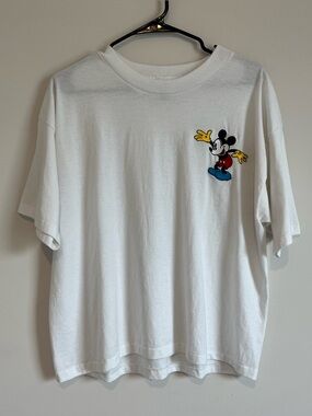 Vintage Mickey & Co Embroidered T-Shirt- One size Fits All